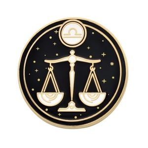 Libra Astrological Sign Pin - Star Sign